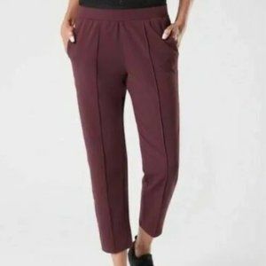 Athleta Maroon Venice Pintuck Pant